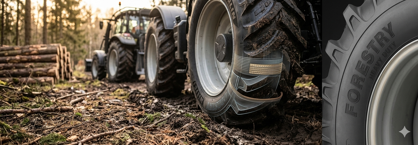 Tipos de neumáticos para tractores agrícolas